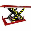 Pake Handling Tools Electric Hydraulic Scissor Lift Table, 4,400 lb. Capacity, 48''x48'' Platform, 36.25'' Lifting Height PAKHWBG204848